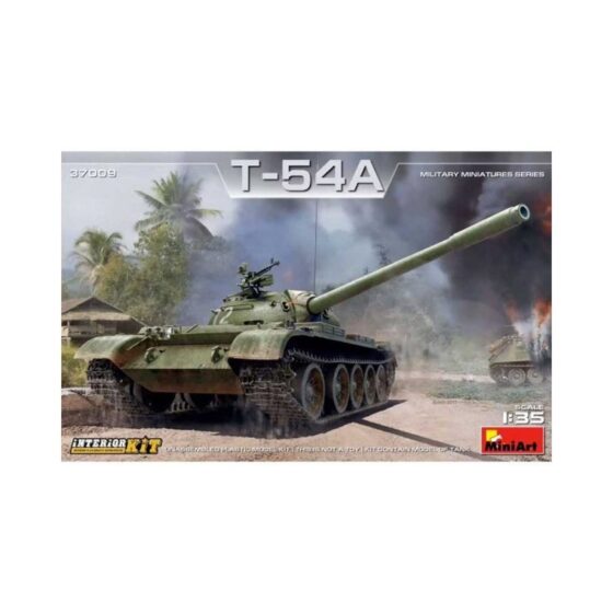 Miniart T-54A Soviet Tank with Interior (1/35) 37009 Miniart T-54A Soviet Tank with Interior (1/35) 37009