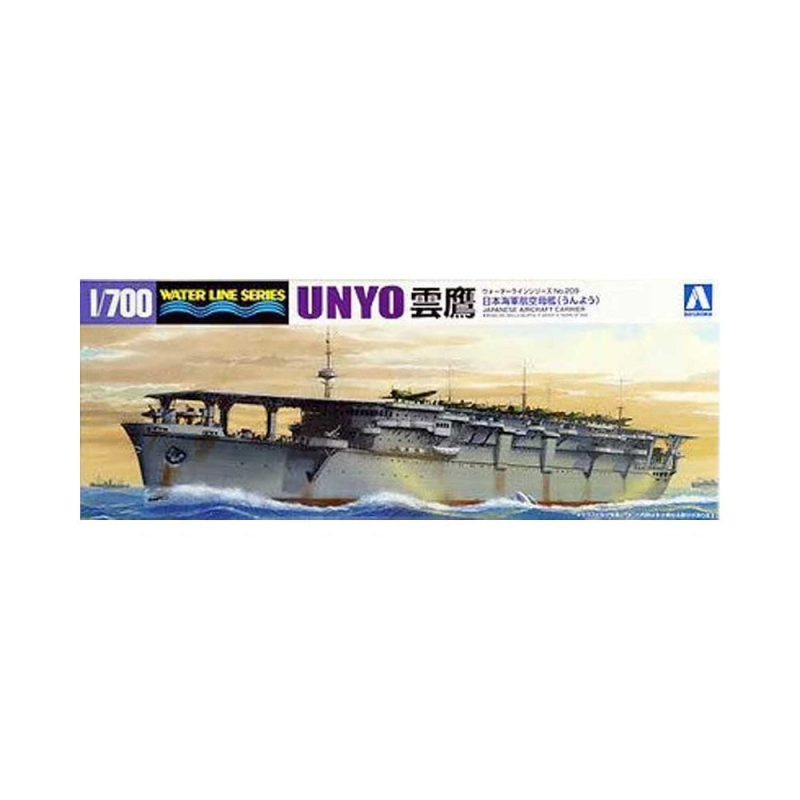 1/700 Water Line Series No. 209 Unyo Japanese Aircraft Carrier Aoshima 04522 1/700 Water Line Series No. 209 Unyo Japanese Aircraft Carrier Aoshima 04522