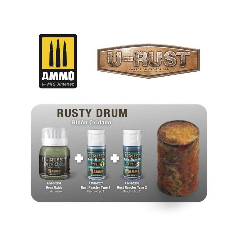 U-Rust Corrosion Creator Set Ammo A.MIG-7460 U-Rust Corrosion Creator Set Ammo A.MIG-7460