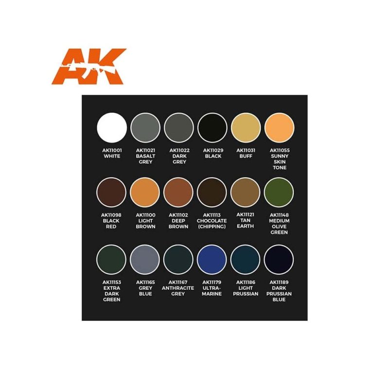 AK Interactive Signature Set Rafa Archiduque Special 28Mm American Civil War Paint Set AK-11764