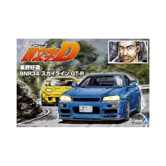 Aoshima Initial D BNR34 Skyline GT-R Hoshino Custom (1/24) 05733 Aoshima Initial D BNR34 Skyline GT-R Hoshino Custom (1/24) 05733
