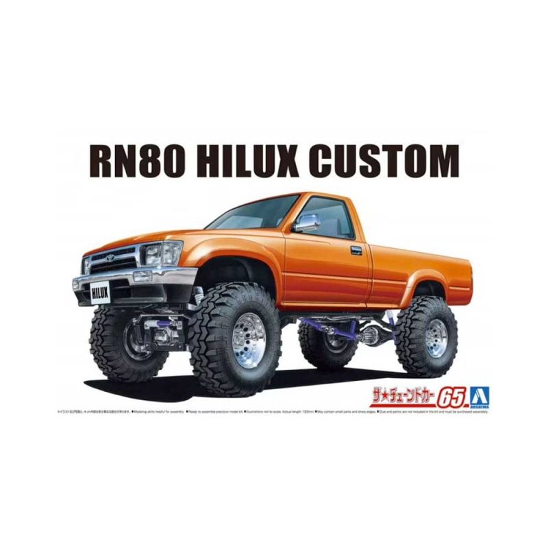 1/24 RN80 Hilux Custom Long-bed lift-up Aoshima 05802 1/24 RN80 Hilux Custom Long-bed lift-up Aoshima 05802