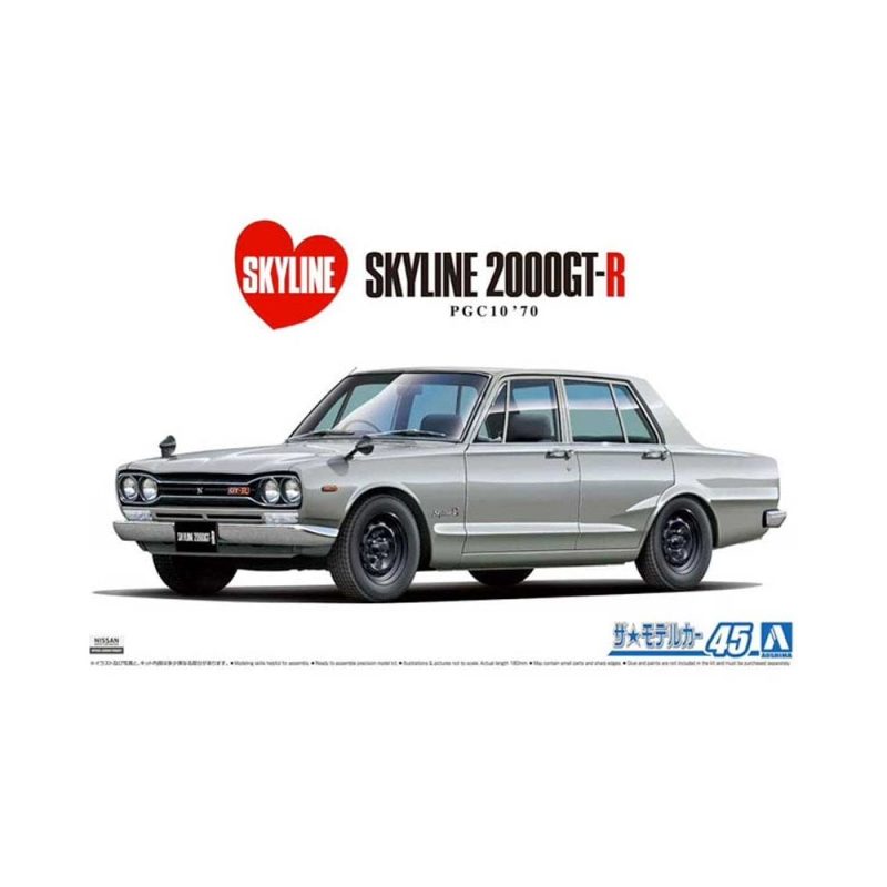 Aoshima Nissan Skyline 2000GT-R 4-Door PGC10 '70 (1/24) 05835