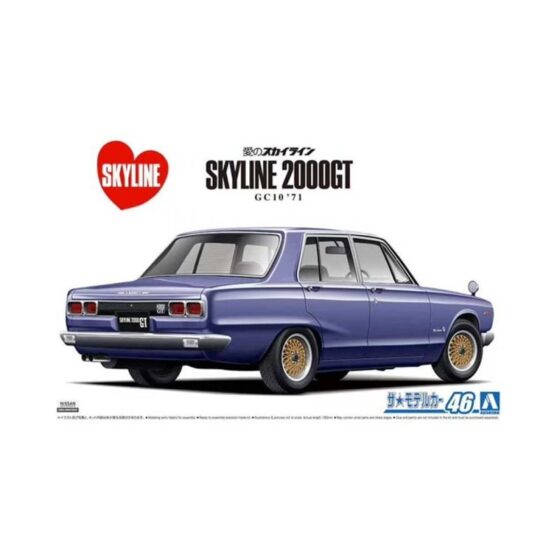 Aoshima Nissan Skyline 2000GT GC10 '71 (1/24) 05836 Aoshima Nissan Skyline 2000GT GC10 '71 (1/24) 05836