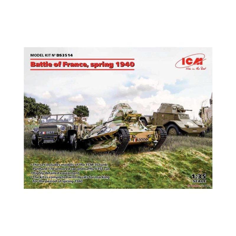1/35 Diorama Battle of France, Spring 1940 ICM DS3514