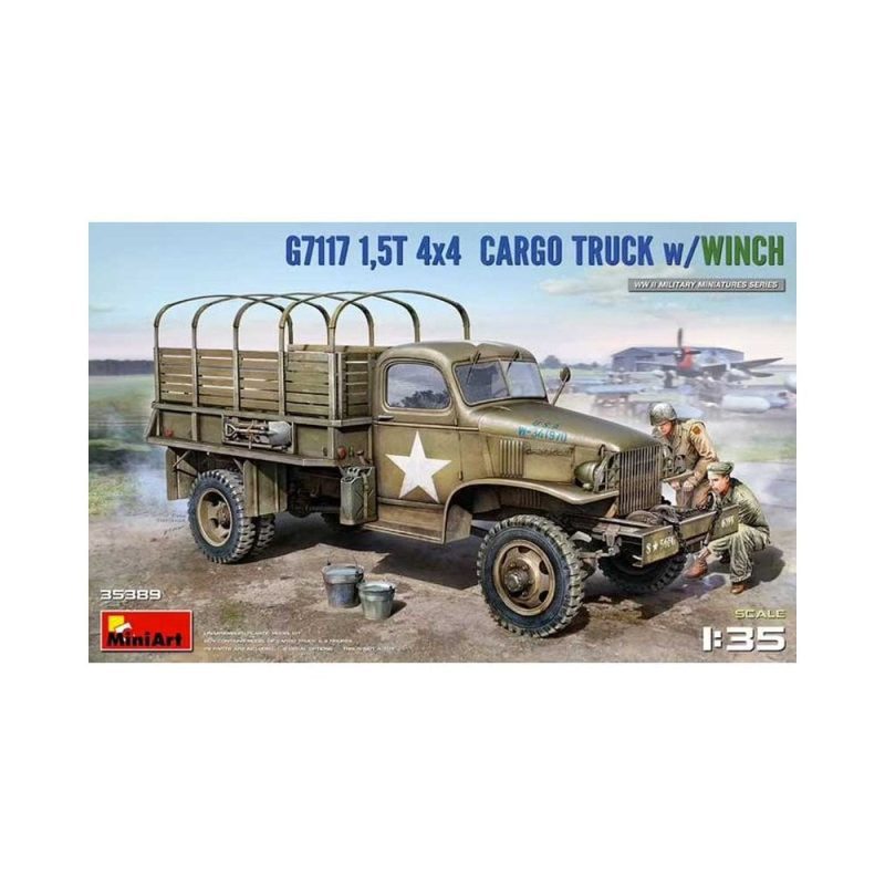 Miniart 1.5t 4x4 G7117 Cargo Truck w/ Winch (1/35) 35389