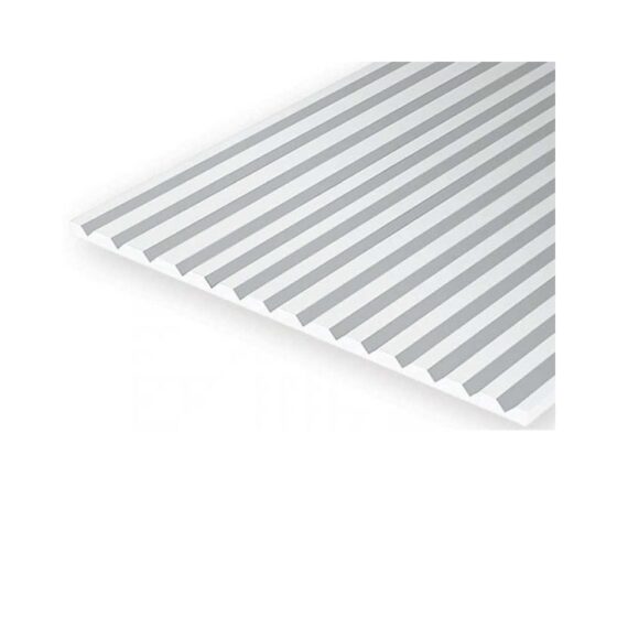 Evergreen White Styrene V Groove Siding Sheet (.025") EG2025 Evergreen White Styrene V Groove Siding Sheet (.025") EG2025