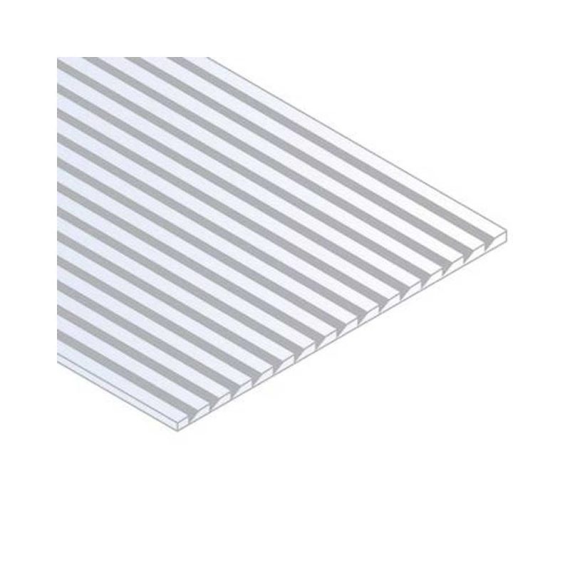 Evergreen White Styrene Novelty Siding Sheet (.060") EG4062