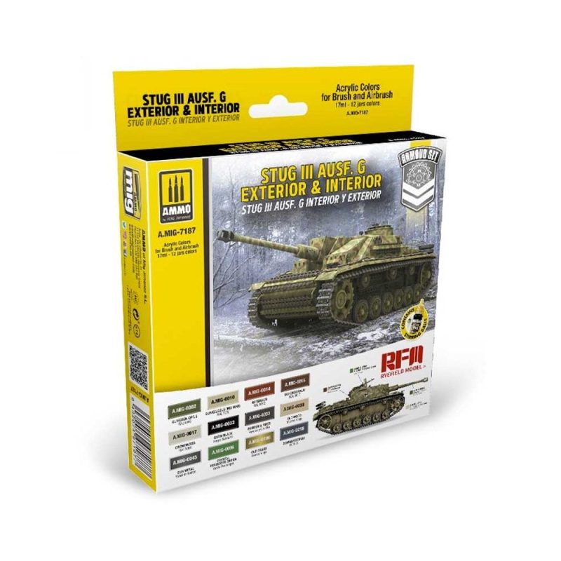 STUG III AUSF. G Exterior & Interior Set Ammo A.MIG-7187 STUG III AUSF. G Exterior & Interior Set Ammo A.MIG-7187