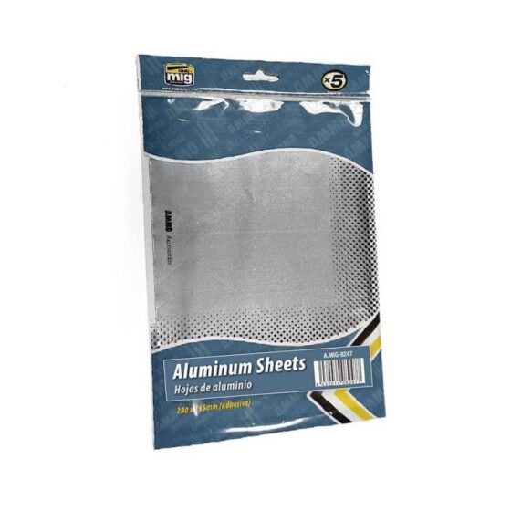 Aluminium Sheets 280X195mm AMIG8247 Ammo *Marks on sheets* Aluminium Sheets 280X195mm AMIG8247 Ammo *Marks on sheets*