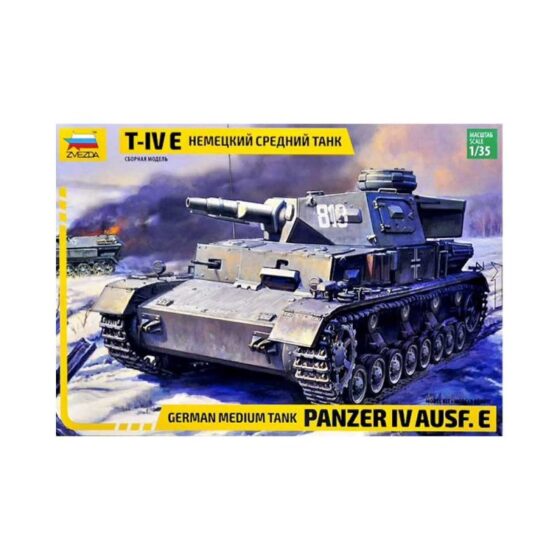Zvezda Pz.Kpfw. IV Ausf. E German Medium Tank (1/35) 3641 Zvezda Pz.Kpfw. IV Ausf. E German Medium Tank (1/35) 3641