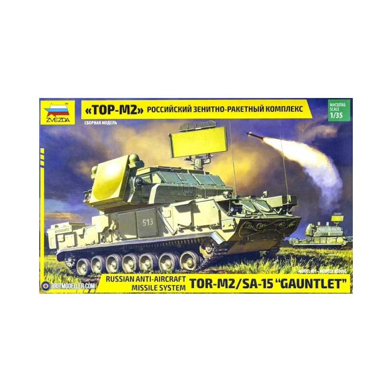 Zvezda Russian Anti-Aircraft System TOR-M2/SA-15 Gauntlet (1/35) 3633
