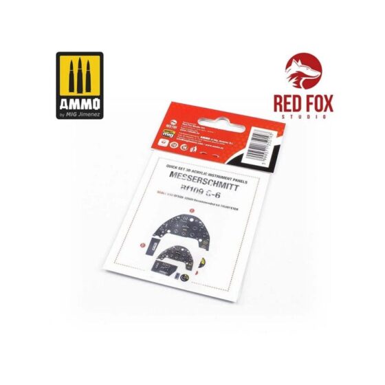 1/32 Messerschmitt Bf 109G-6 (for Trumpeter kit) Red Fox Studio SQS-32020 1/32 Messerschmitt Bf 109G-6 (for Trumpeter kit) Red Fox Studio SQS-32020