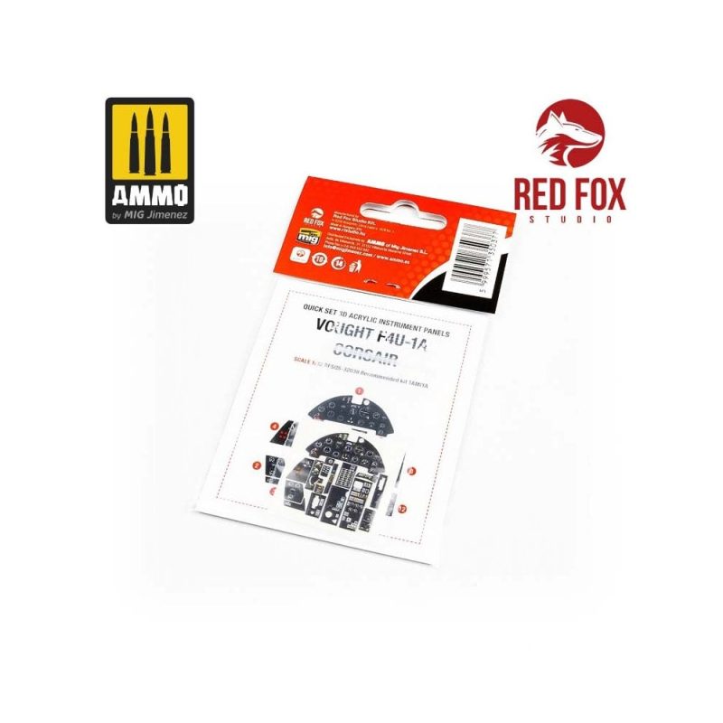 1/32 Vought F4U-1A Corsair (for Tamiya kit) Red Fox Studio SQS-32038