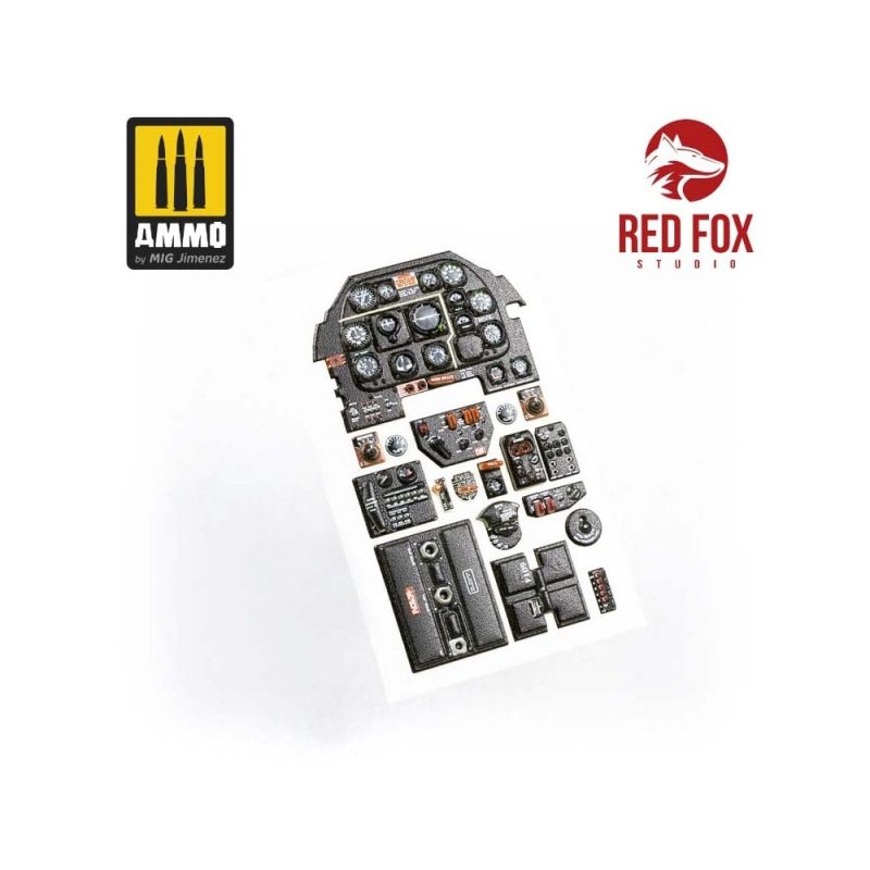 1/32 P-51K Mustang (for Tamiya kit) Red Fox Studio SQS-32039