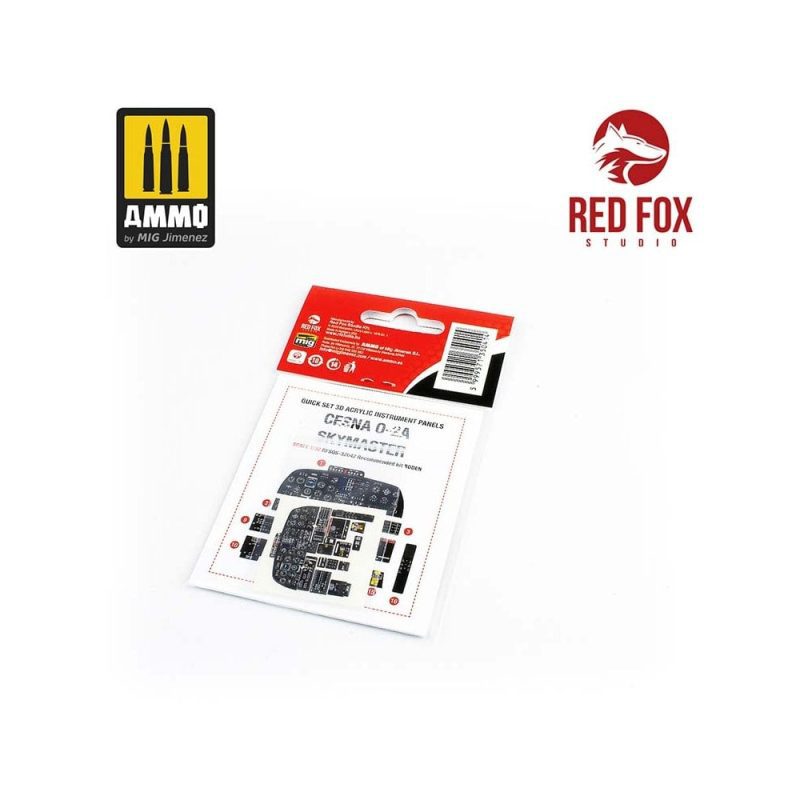 1/32 Cesna O-2A Skymaster (for Roden kit) Red Fox Studio SQS-32042