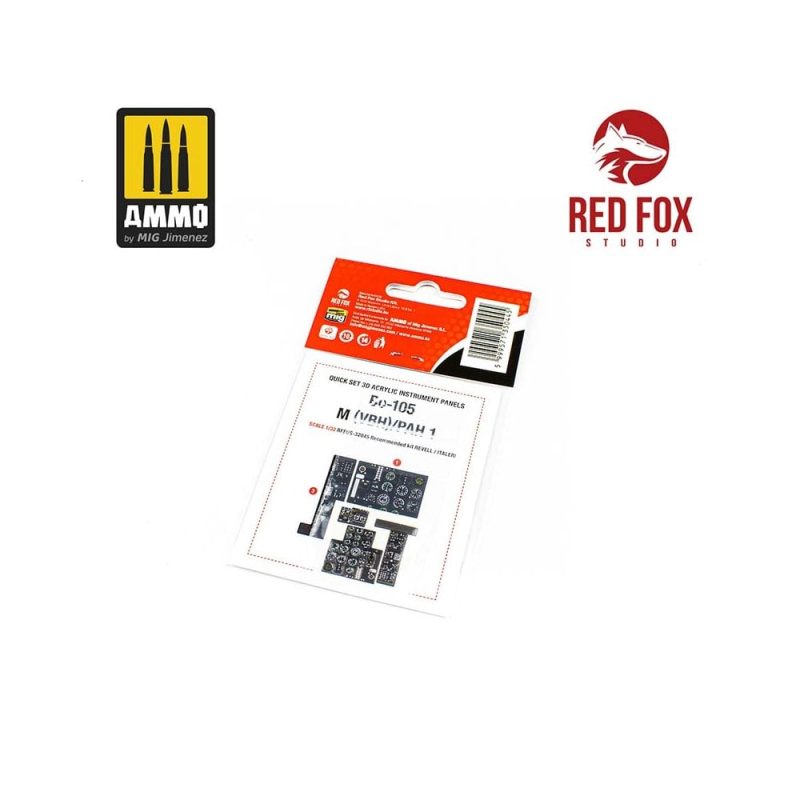 1/32 Bo 105M (VBH) (for Revell / Italeri kit) Red Fox Studio SQS-32045