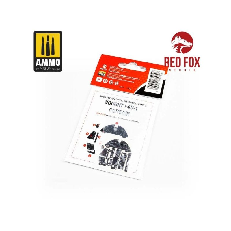 1/32 Vought F4U-1 Corsair (for Tamiya kit) Red Fox Studio SQS-32051