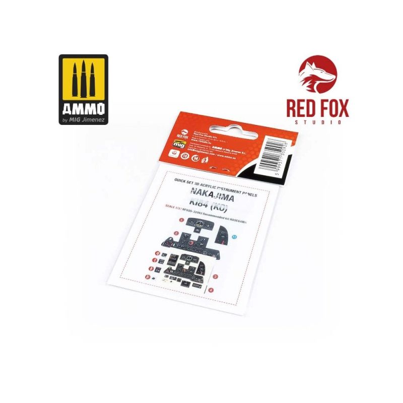 1/32 Nakajima Ki84 (KO) (for Hasegawa kit) Red Fox Studio SQS-32093 1/32 Nakajima Ki84 (KO) (for Hasegawa kit) Red Fox Studio SQS-32093