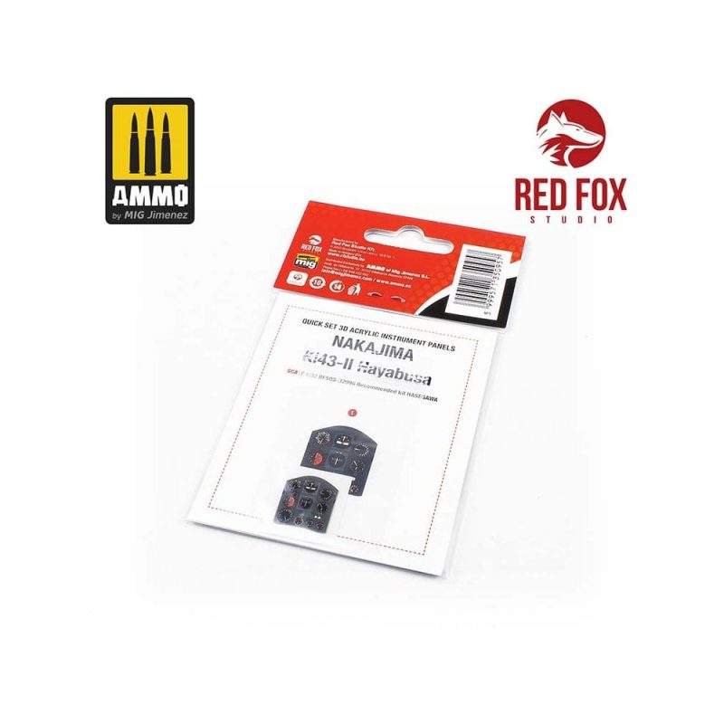 1/32 Nakajima Ki43-II Hayabusa (for Hasegawa kit) Red Fox Studio SQS-32096