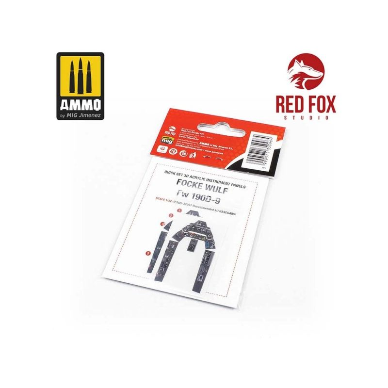 1/32 Focke Wulf Fw 190D-9 Dora (for Hasegawa kit) Red Fox Studio SQS-32097