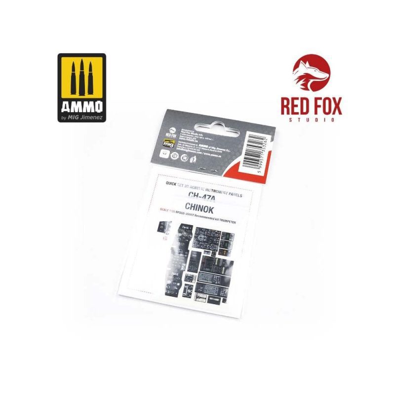 1/35 CH-47A Chinok (for Trumpeter kit) Red Fox Studio SQS-35007