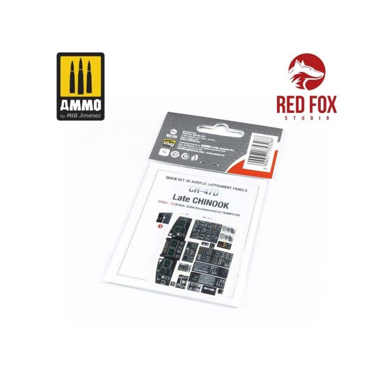 1/35 CH-47D Late Chinook (for Trumpeter kit) Red Fox Studio SQS-35009