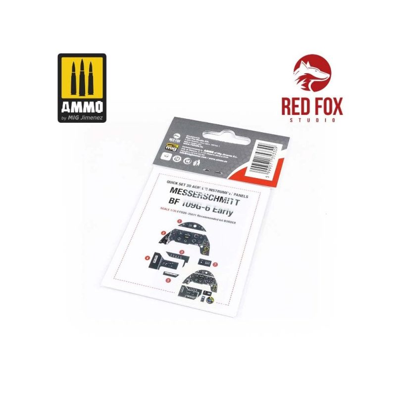 1/35 Messerschmitt Bf 109G-6 (for Border kit) Red Fox Studio SQS-35011