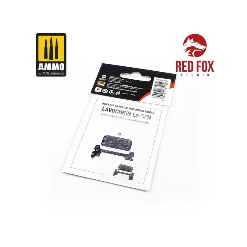 1/48 Lavochkin La-5FN (for Zvezda kit) Red Fox Studio SQS-48001