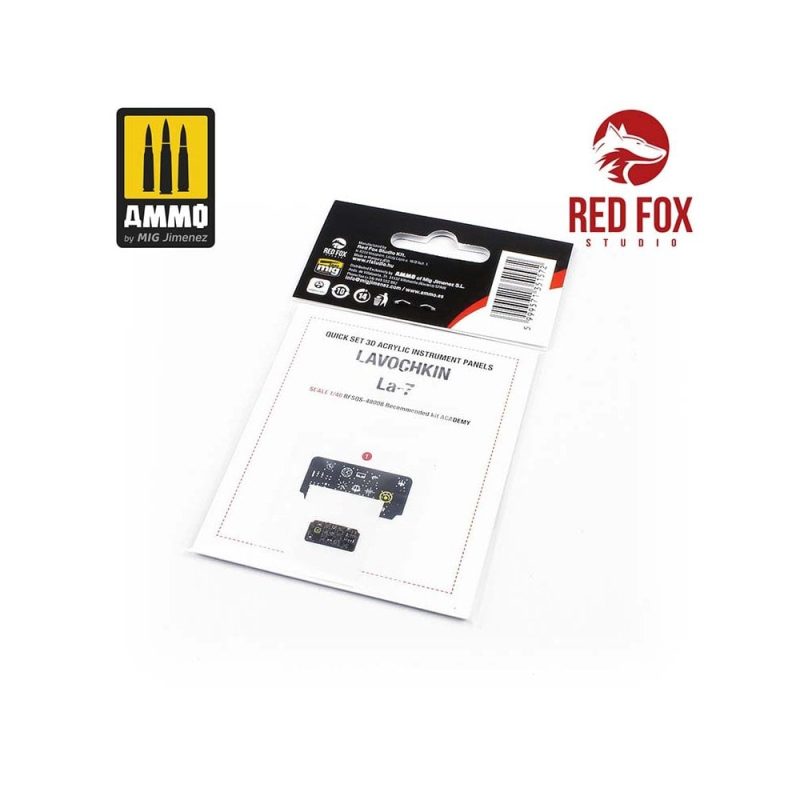 1/48 Lavochkin La-7 (for Academy kit) Red Fox Studio SQS-48008