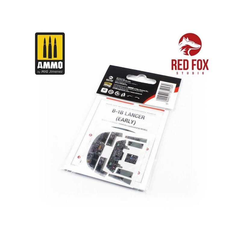 1/48 Rockwell B-1B Lancer (Early) (for Revell kit) Red Fox Studio SQS-48009