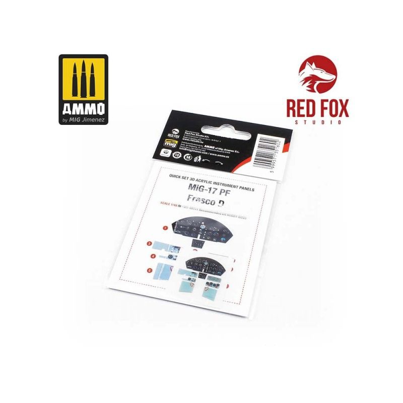 1/48 MiG-17 PF Fresco D (for Hobby Boss¬† kit) Red Fox Studio SQS-48011