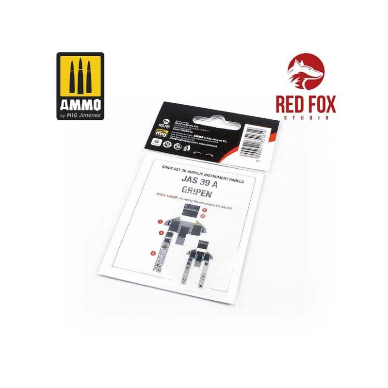 1/48 JAS 39 A Gripen (for Italeri kit) Red Fox Studio SQS-48012