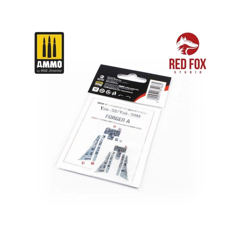 1/48 Yak-38/Yak-38M Forger A (for Hobby Boss¬† kit) Red Fox Studio SQS-48017