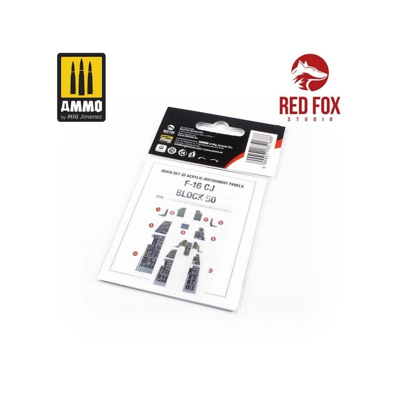 1/48 F-16CJ Block 50 (for Tamiya kit) Red Fox Studio SQS-48019