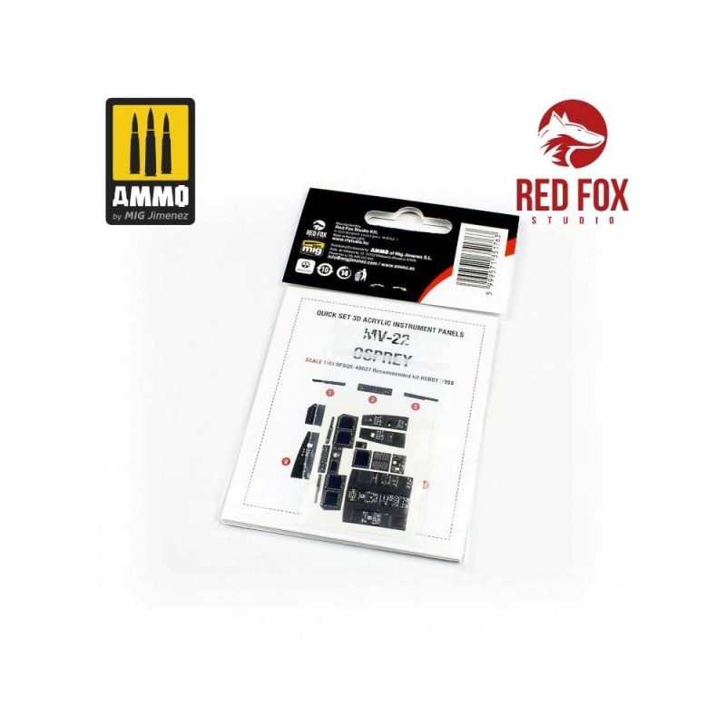 1/48 MV-22 Osprey (for Hobby Boss kit) Red Fox Studio SQS-48027