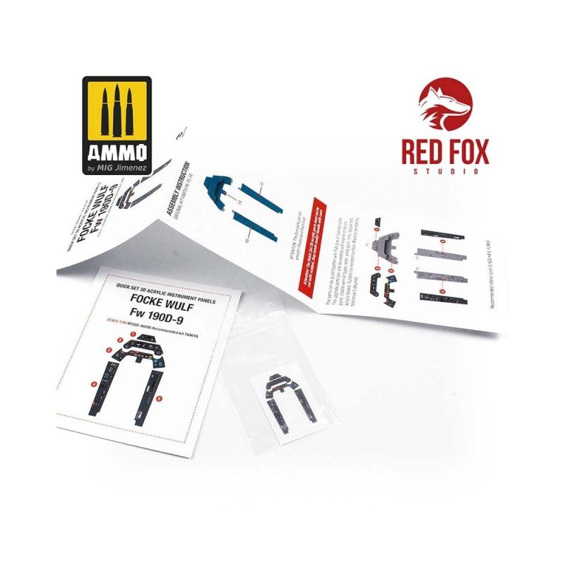 1/48 Focke Wulf Fw 190D-9 (for Tamiya kit) Red Fox Studio SQS-48096 1/48 Focke Wulf Fw 190D-9 (for Tamiya kit) Red Fox Studio SQS-48096