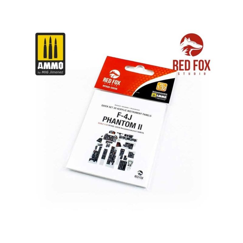 1/32 McDonnell DOUGLAS F-4J Phantom II (for Tamiya kit) Red Fox Studio SQS-32036