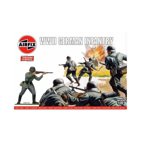 Airfix WWII German Infantry (1/32) A02702V Airfix WWII German Infantry (1/32) A02702V