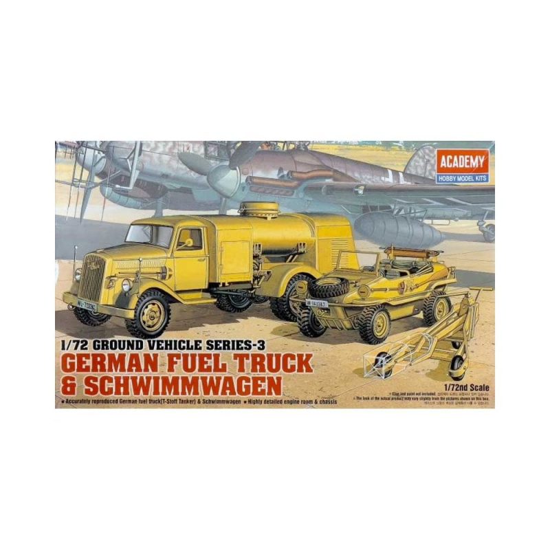 Academy German Fuel Truck & Schwimmwagen (1/72) 13401