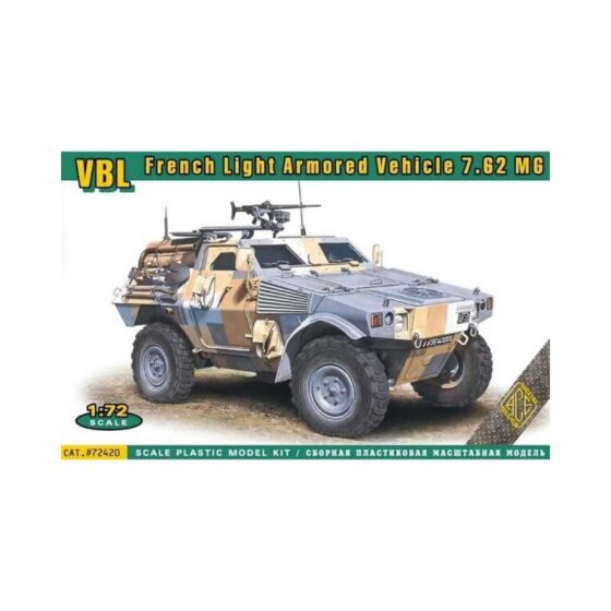1/72 VBL French Light Armored vehicle) short ch. 7.62 MG ACE Models 72420