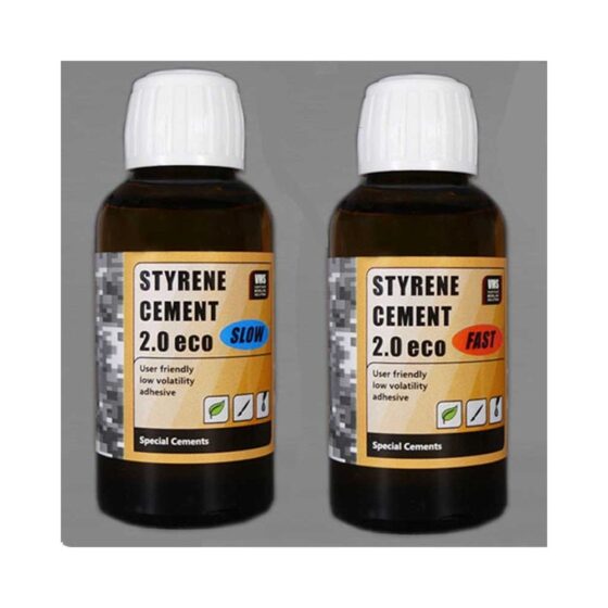 VMS 2X Styrene Cement Slow & Fast VMS.CM02.SET VMS 2X Styrene Cement Slow & Fast VMS.CM02.SET