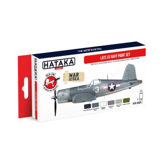 Hataka Red Line Paint Set - US Navy Paint HTK-AS05.2 Hataka Red Line Paint Set - US Navy Paint HTK-AS05.2