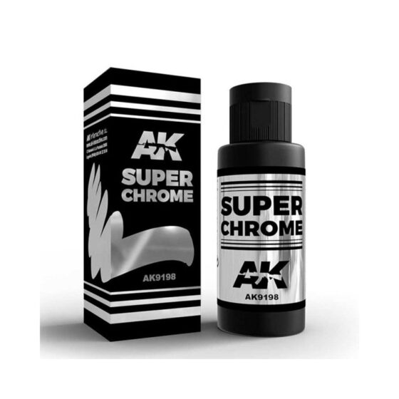 AK Interactive Super Chrome (60ml) AK-9198 AK Interactive Super Chrome (60ml) AK-9198