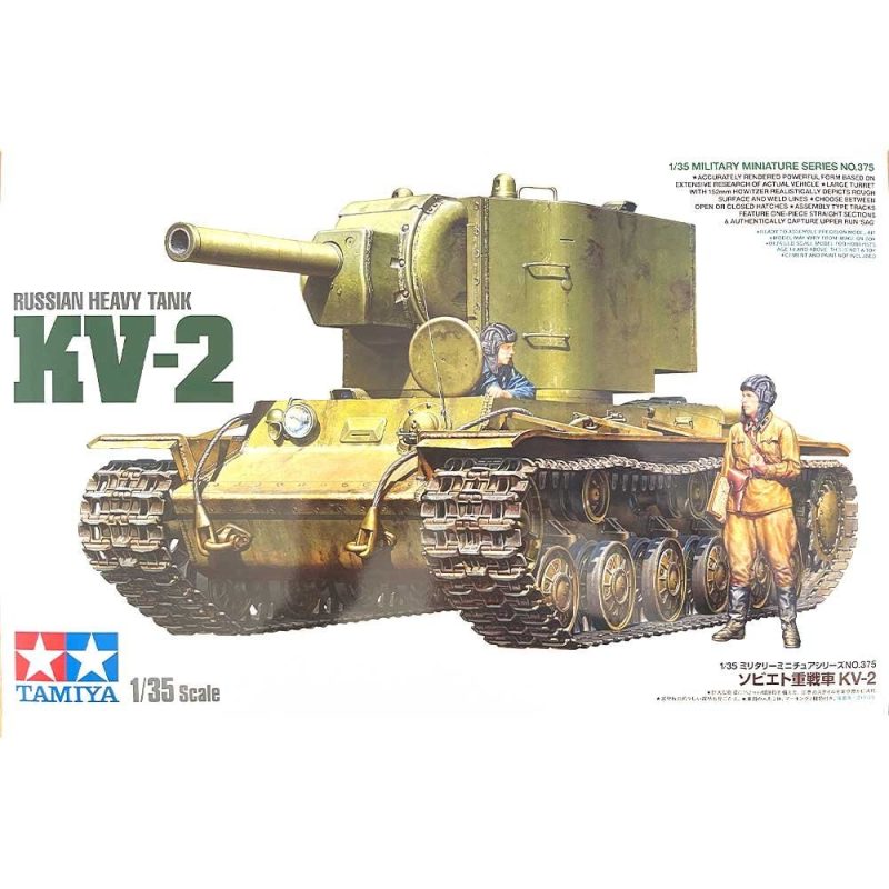 Tamiya Russian Heavy Tank KV-2 (1/35) 35375 Tamiya Russian Heavy Tank KV-2 (1/35) 35375
