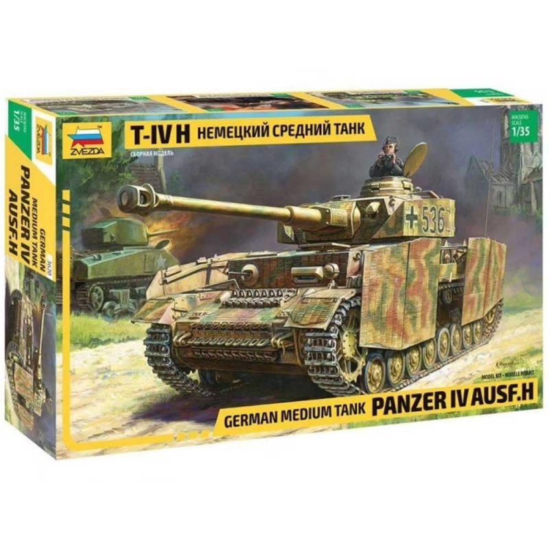 Zvezda German Medium Tank Panzer IV - Ausf. H (1/35) 3620