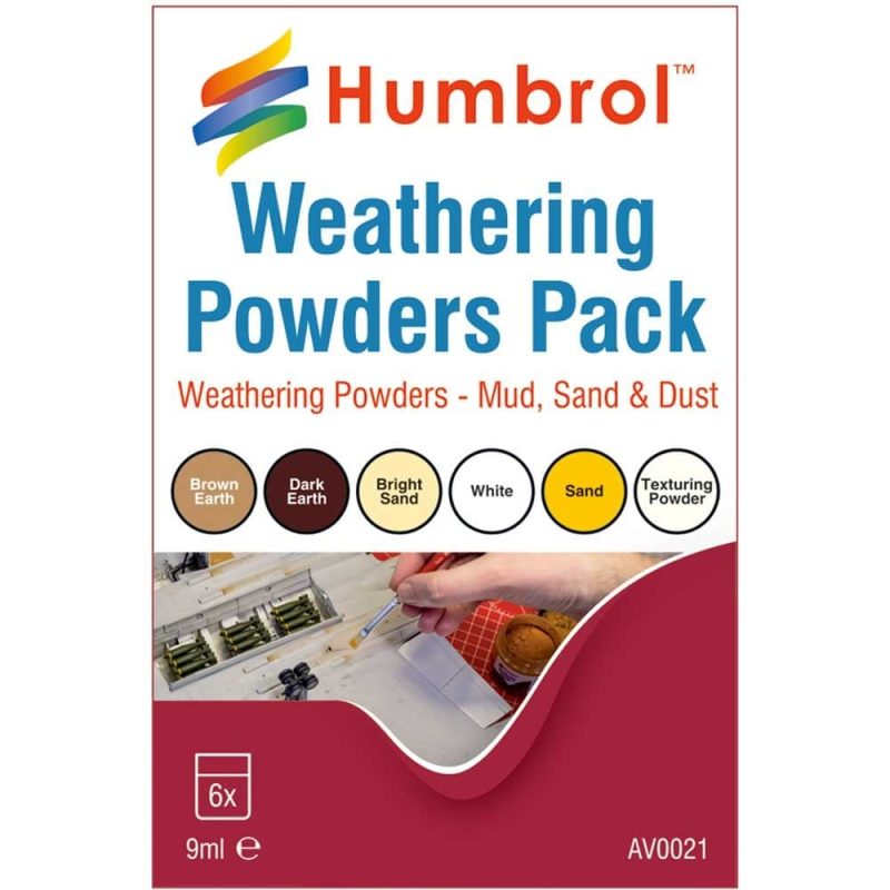 Weathering Powders Mixed Pack Humbrol AV0021 Weathering Powders Mixed Pack Humbrol AV0021