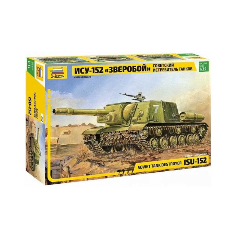 Zvezda Soviet Tank Destroyer ISU-152 (1/35) 3532