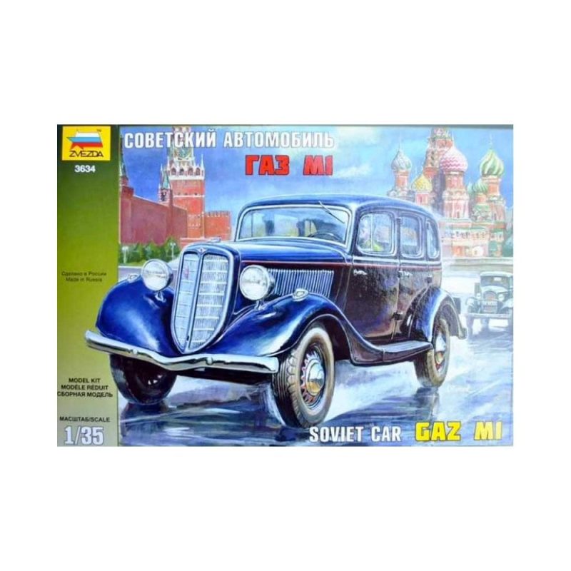 Zvezda GAZ M1 Soviet Car (1/35) 3634