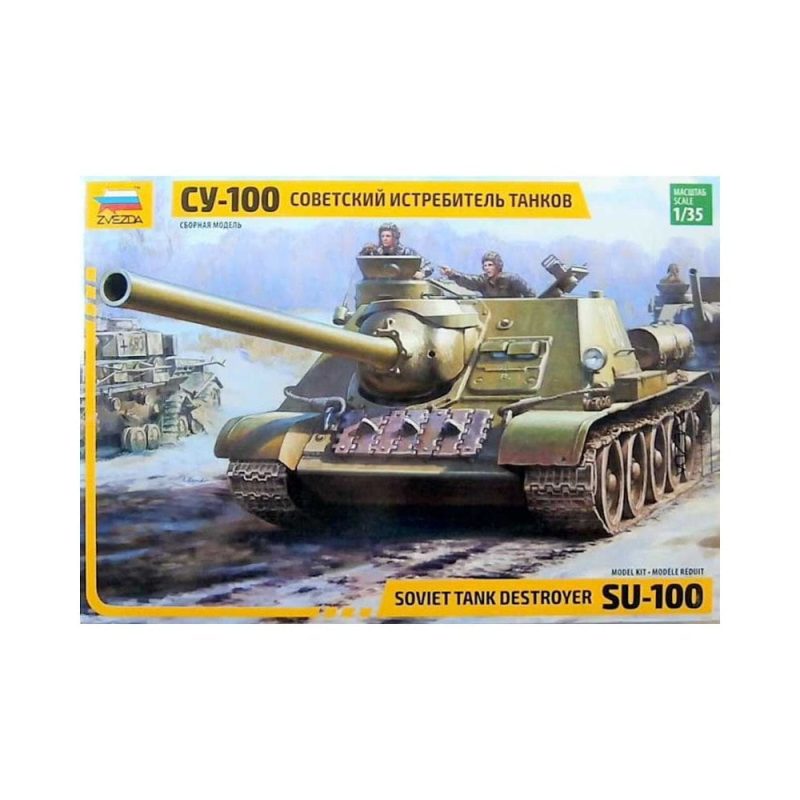 Zvezda SU-100 Soviet Tank Destroyer (1/35) 3688
